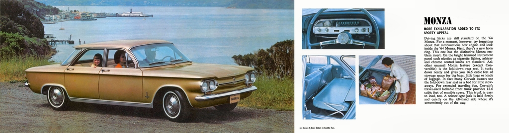 1964 Chevrolet Corvair Brochure Page 3